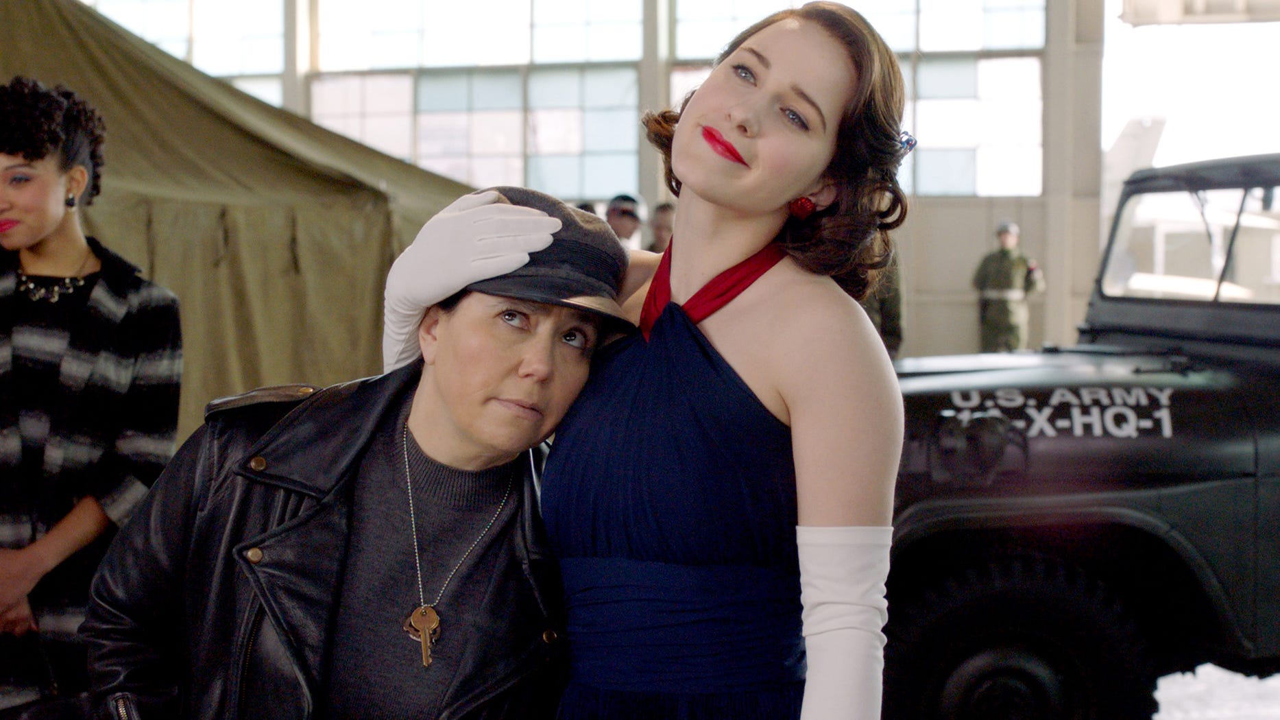 Rachel Brosnahan and Alex Borstein, The Marvelous Mrs. Maisel