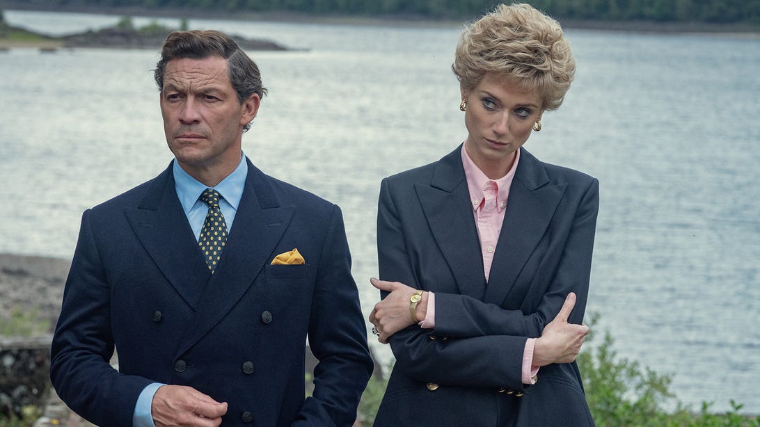 Dominic West and Elizabeth Debicki, The Crown