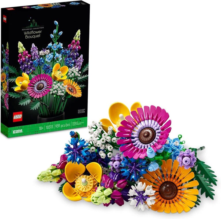 LEGO Icons Wildflower Bouquet Building Set