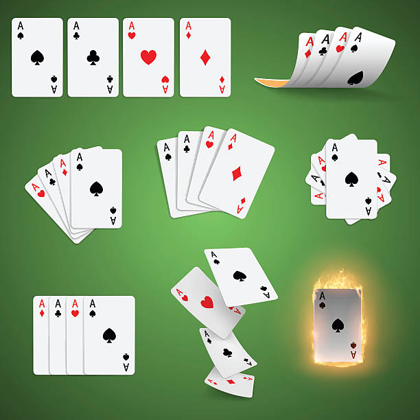 Playing cards set in vector
